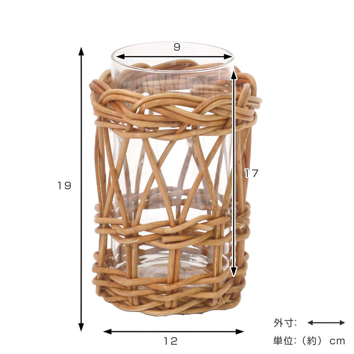 花瓶アラログガラスフラワーベースＢ