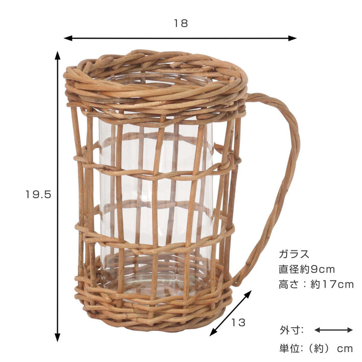 花瓶アラログガラスフラワーベースＣ