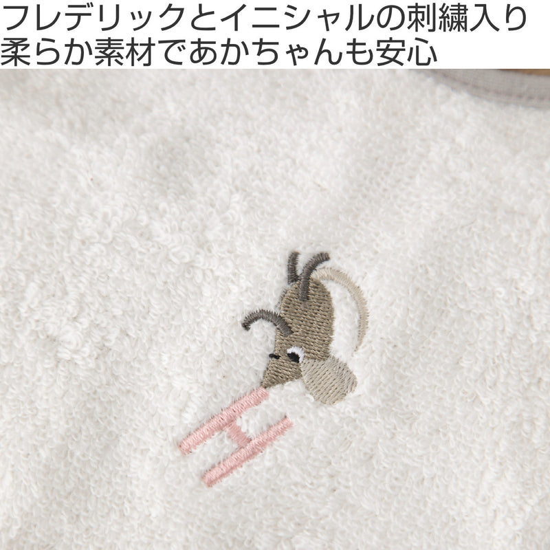 スタイイニシャルレオレオニ綿100％日本製出産祝い