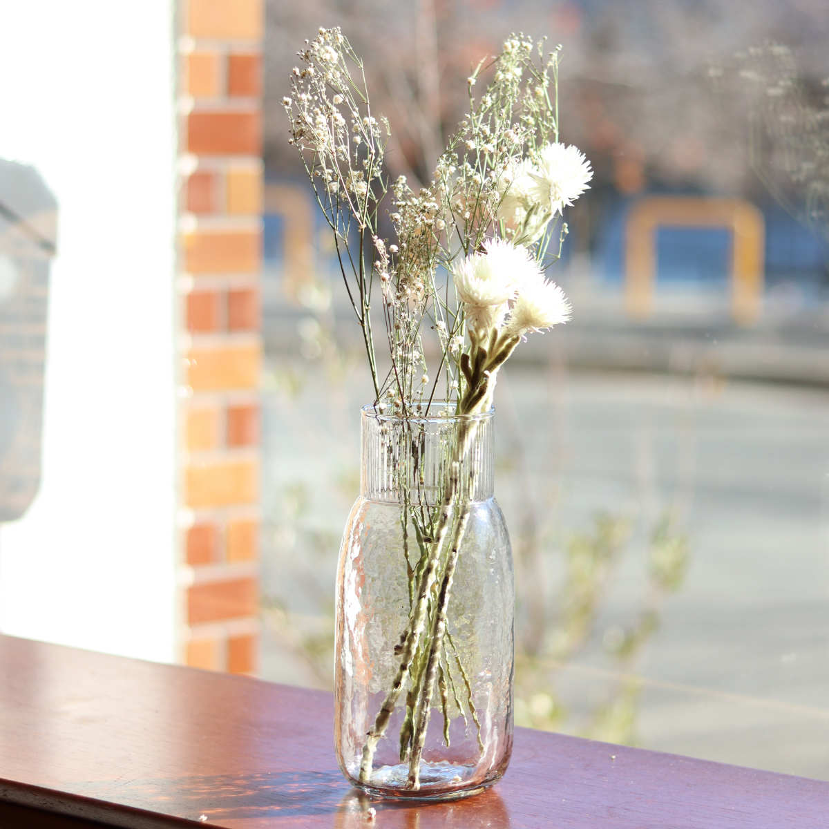 流線型　ガラス花瓶 花瓶 シナリーベース D ガラス – ハウジー