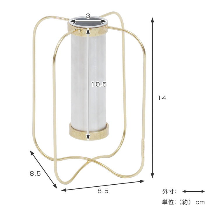 花瓶アルミシリンダースタンドＳインブルーム