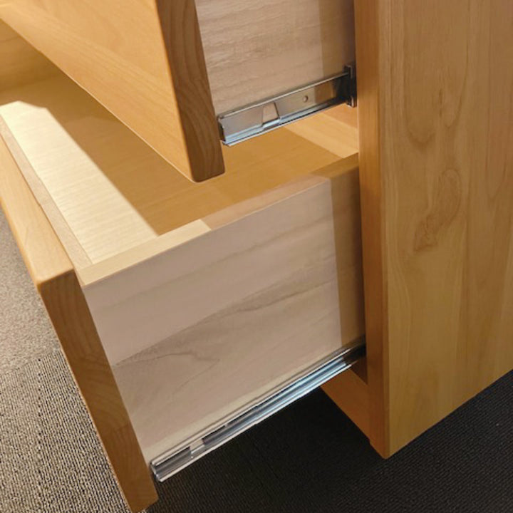 チェスト3段アルダー前板日本製ニュークーパーFS幅85cm