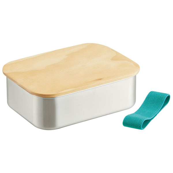 お弁当箱ステンレスランチボックス1段1030ml木蓋付き