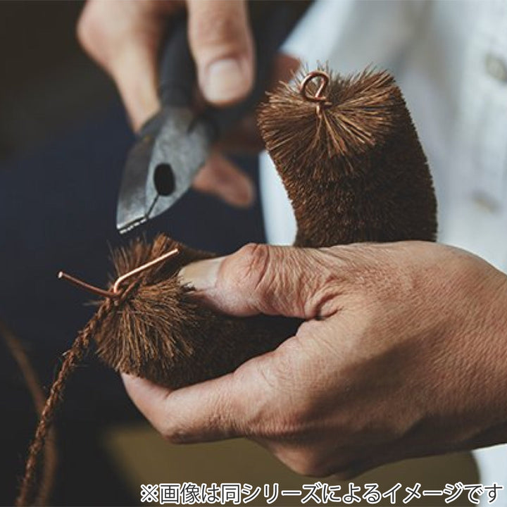 高田耕造商店ボディブラシしゅろのやさしいたわしからだ用檜柄長