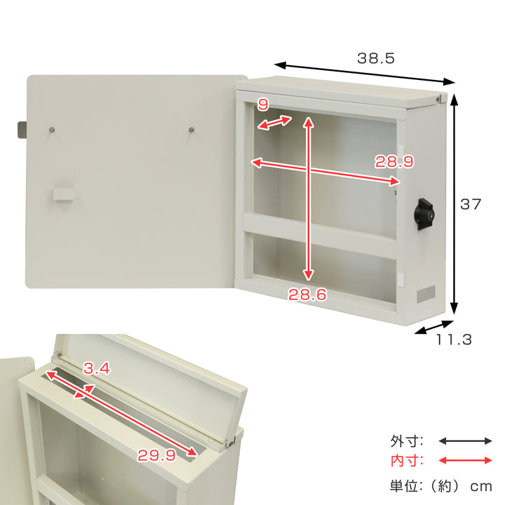 ポスト壁掛けカスト