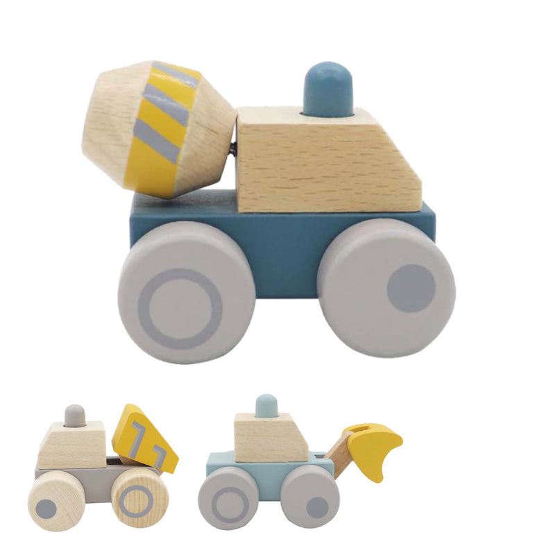 おもちゃSQUEAKYTRUCKトラックベビートイ男の子木製