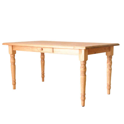 ダイニングテーブル 幅150cm 4人掛け 天然木 カントリー調