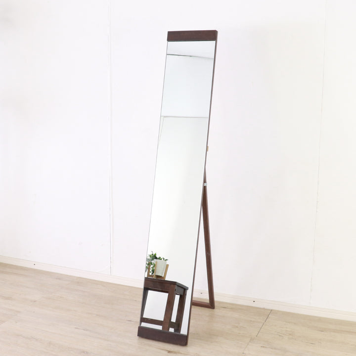 スタンドミラー全身木枠ノンフレーム25×150cmスリム