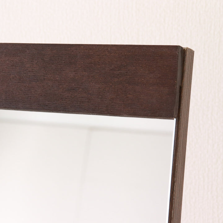 スタンドミラー全身木枠ノンフレーム25×150cmスリム