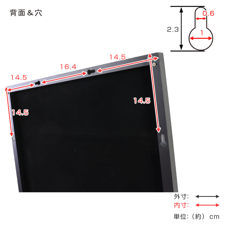 スタンドミラー全身壁掛けアルミ50×160cm