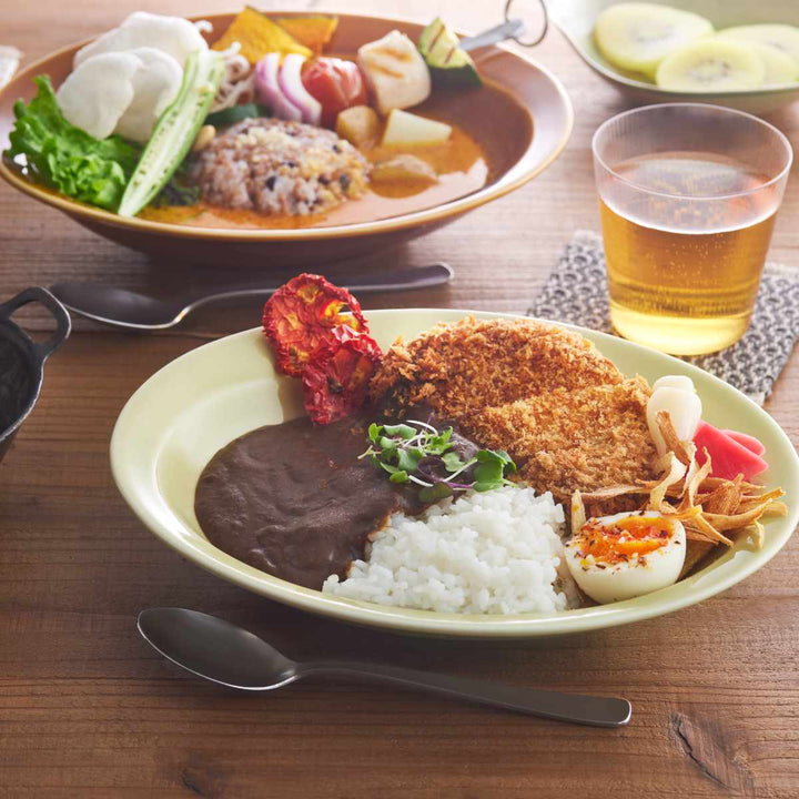 カレー皿スプーンセット25cm逸品窯陶磁器