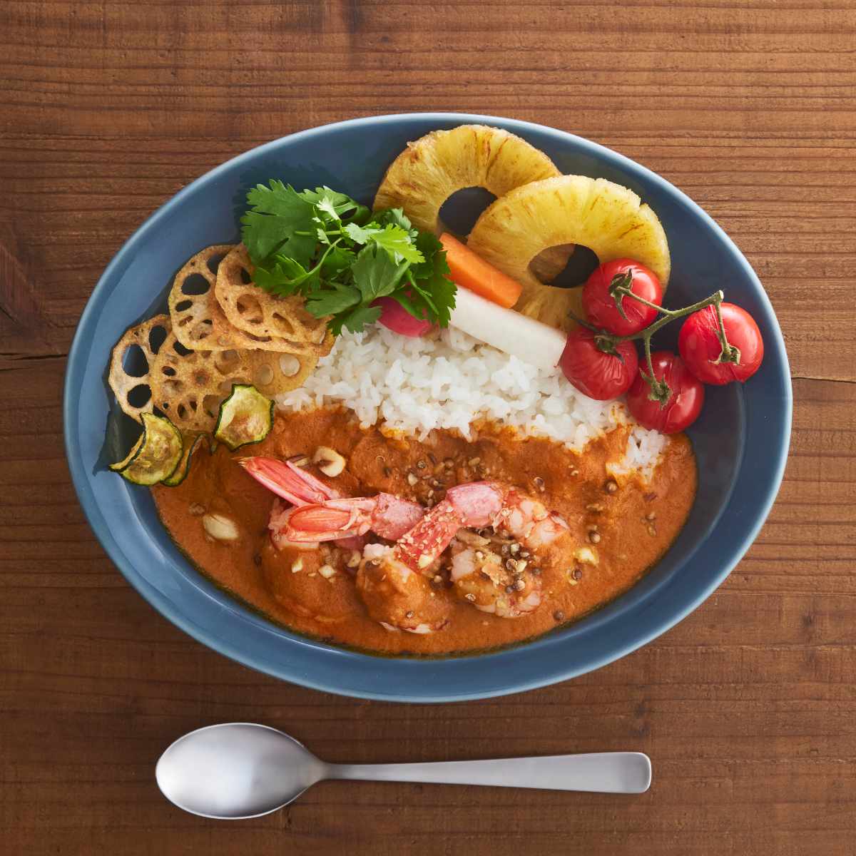 カレー皿 スプーンセット 25cm 逸品窯 陶磁器