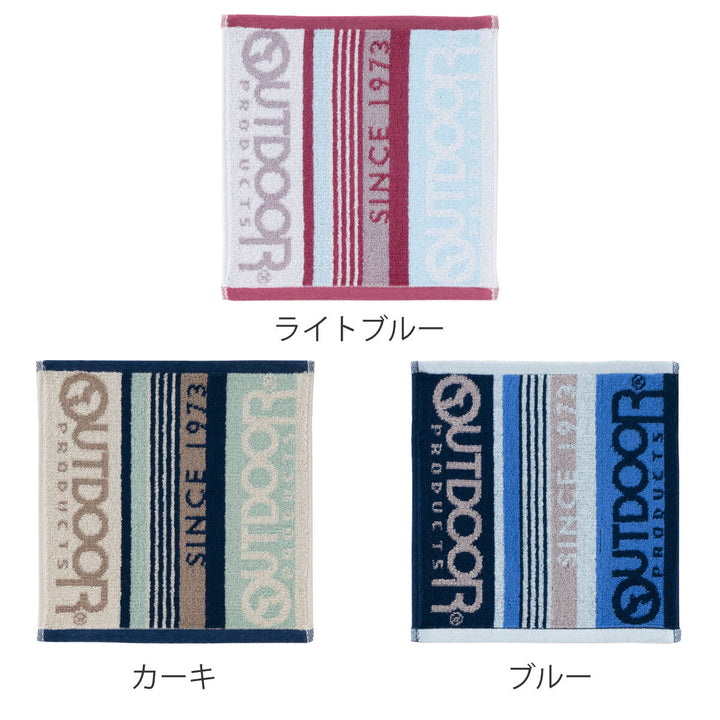 ミニタオルアウトドアOUTDOOR25×25cmカームロゴ