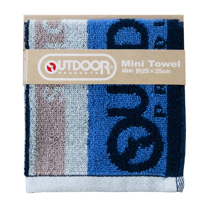 ミニタオルアウトドアOUTDOOR25×25cmカームロゴ