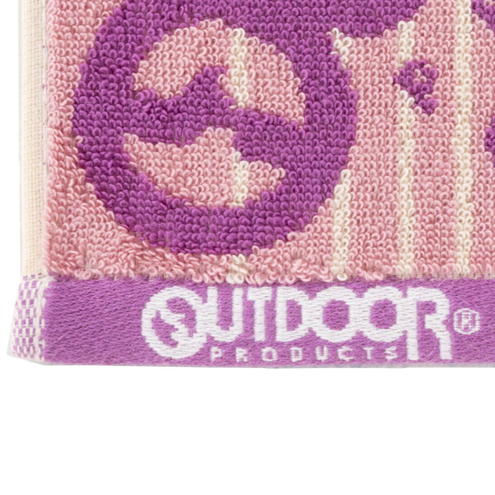 ミニタオルアウトドアOUTDOOR25×25cmビッグロゴ