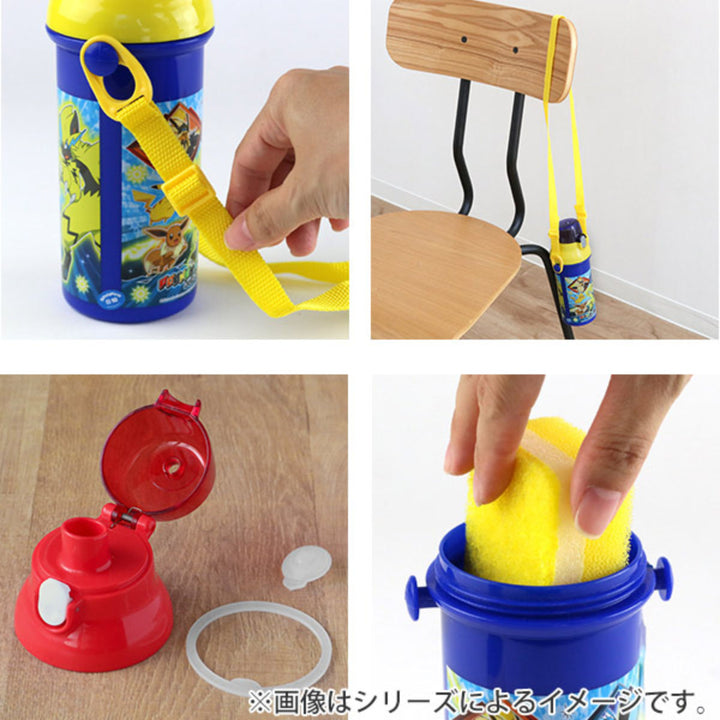 水筒480ml食洗機対応プラクリアボトルキャラクター