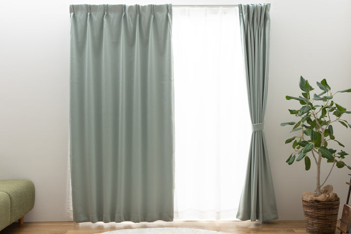 遮光カーテン1級遮光レースセットUVカット幅100～200×丈105～230cm4枚組・2枚組