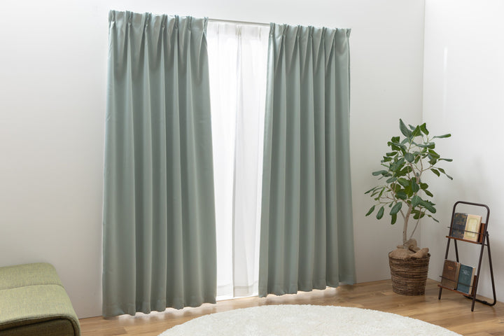 遮光カーテン1級遮光レースセットUVカット幅100～200×丈105～230cm4枚組・2枚組