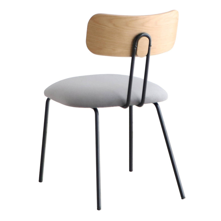 ダイニングチェア背もたれ木目座面高42cm