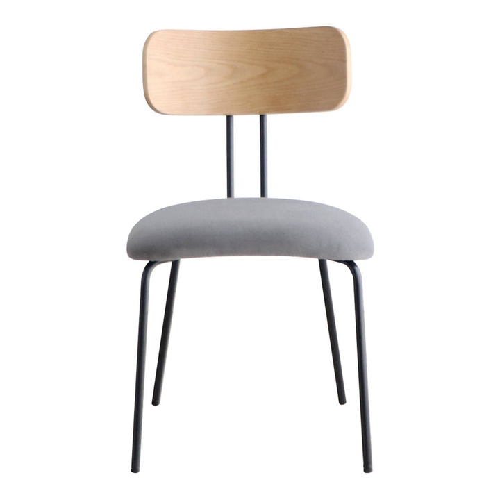 ダイニングチェア背もたれ木目座面高42cm