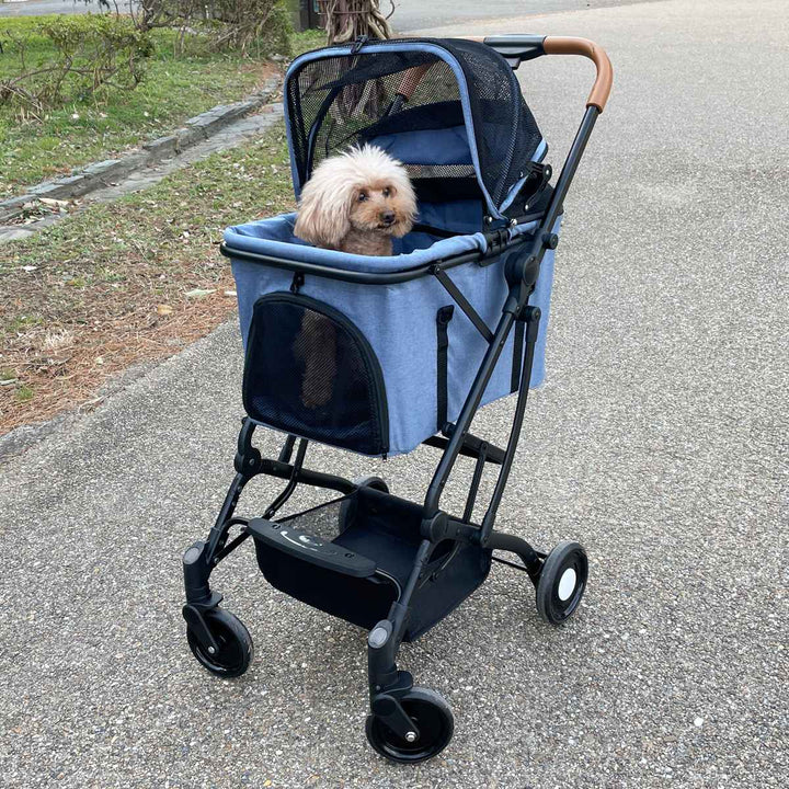 ペットカート4輪タイプ小型犬中型犬日傘キャリーコット