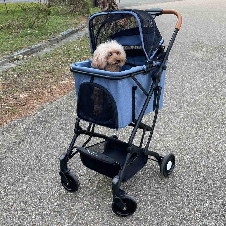 ペットカート4輪タイプ小型犬中型犬日傘キャリーコット