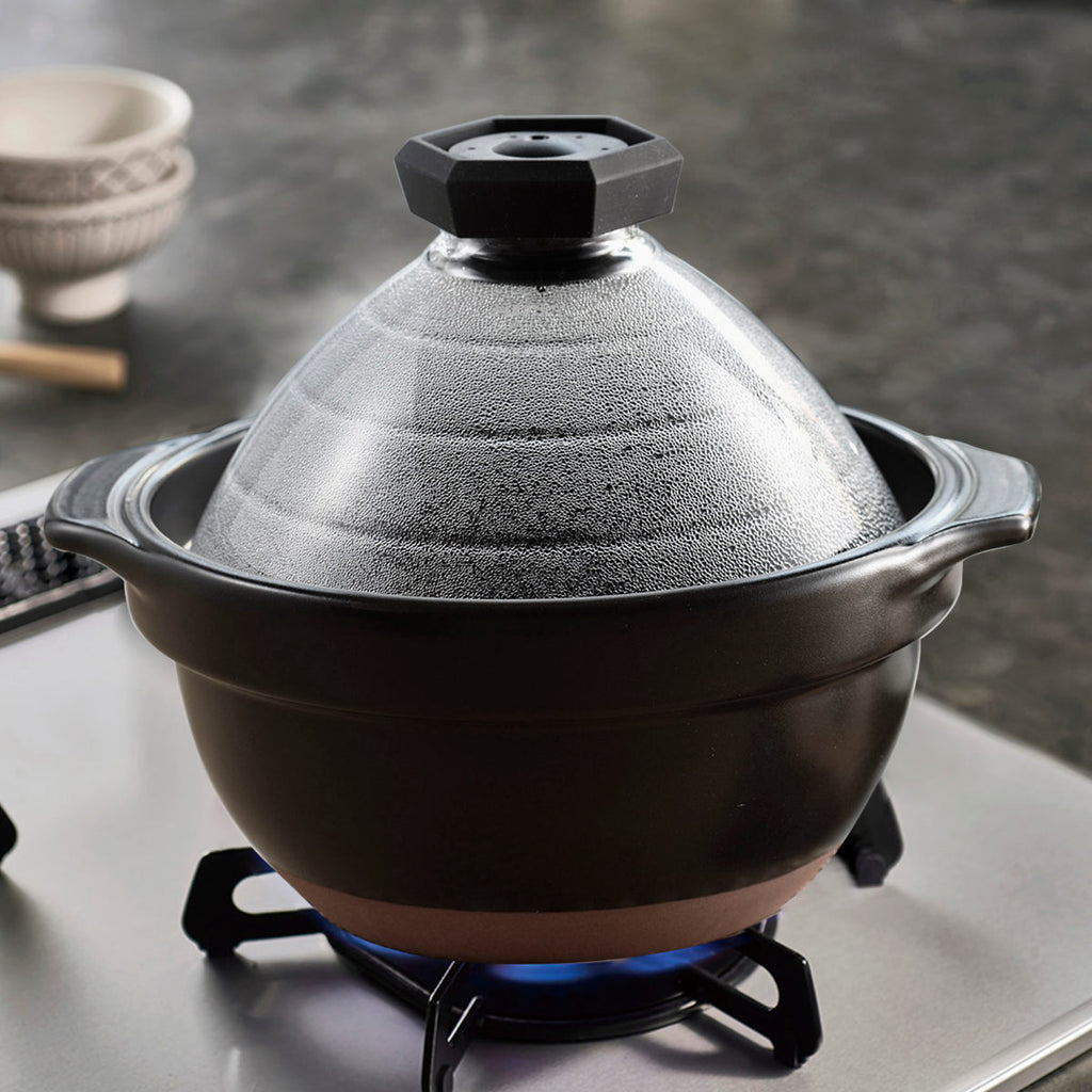 HARIO ハリオGNR-200 B 未使用　箱付き　炊飯　土鍋　2〜3合 フタがガラスのご飯釜2-3合｜HARIO Official Shop