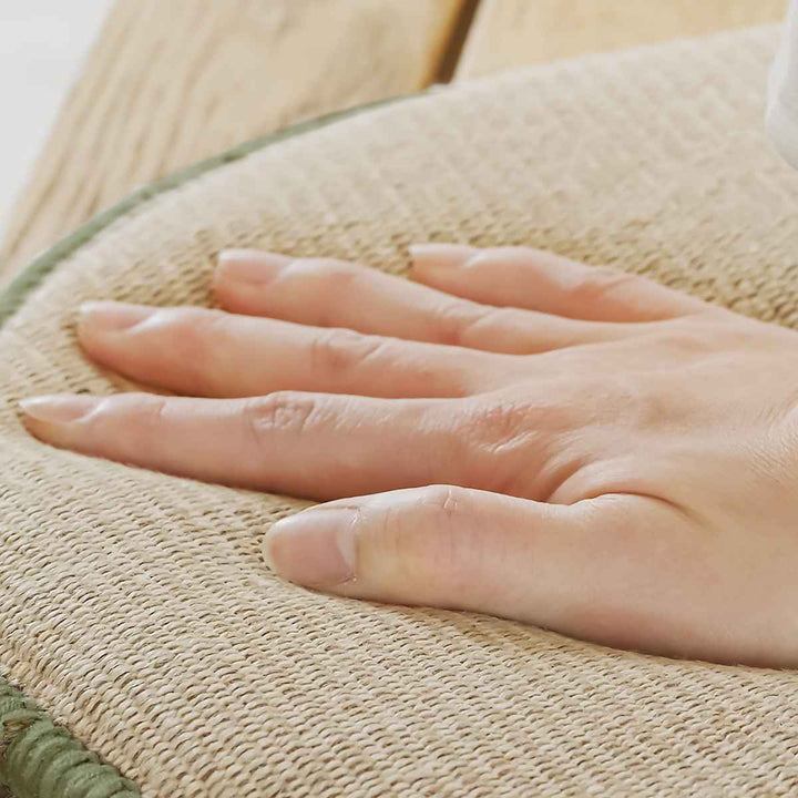 ＆NEチェアパッドジュートマル直径35cm低反発