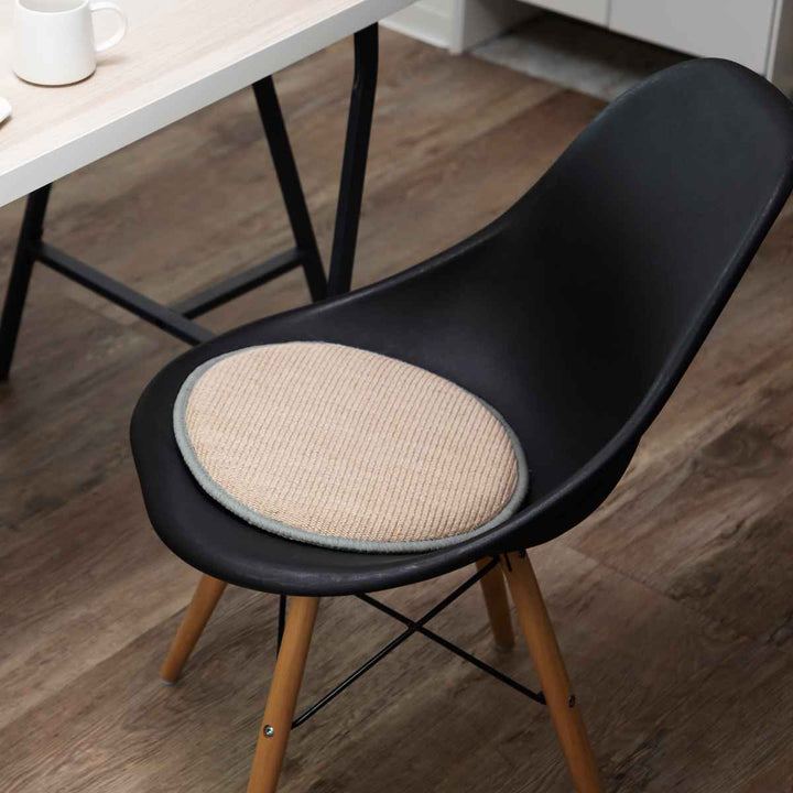 ＆NEチェアパッドジュートマル直径35cm低反発