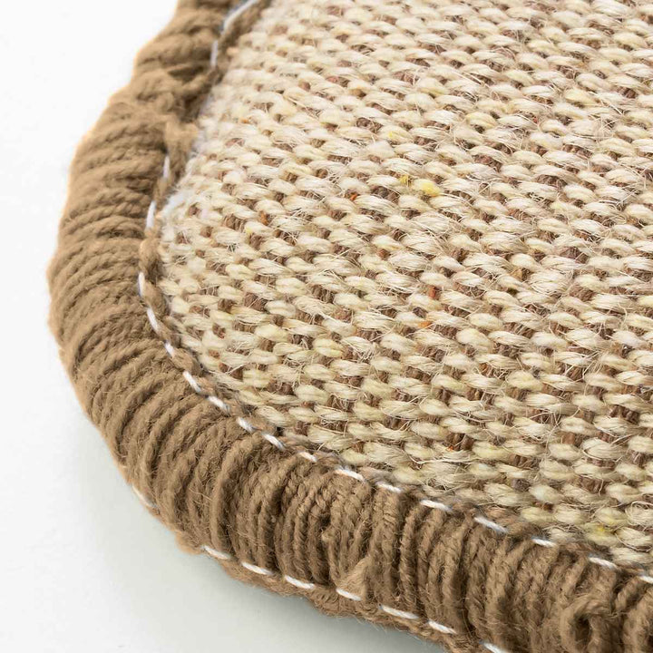 ＆NEチェアパッドジュートシカク幅35cm低反発