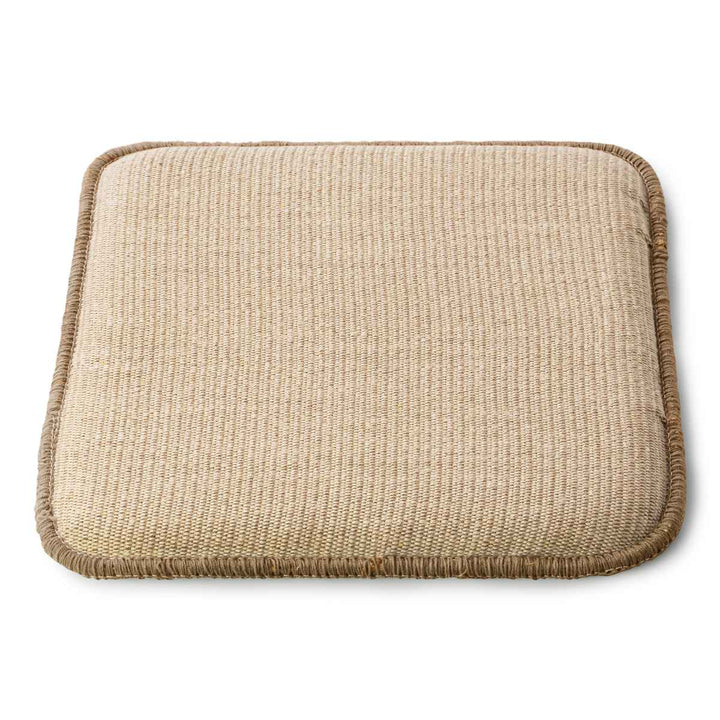 ＆NEチェアパッドジュートシカク幅35cm低反発