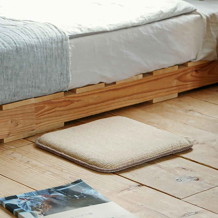 ＆NEチェアパッドジュートシカク幅35cm低反発