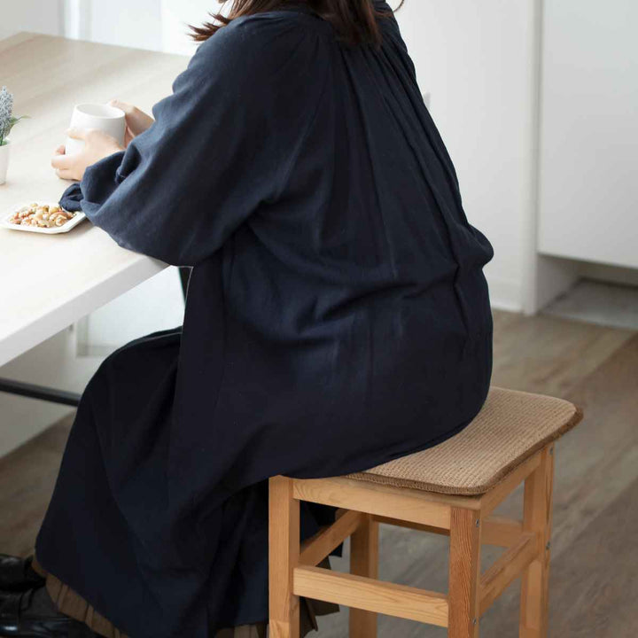 ＆NEチェアパッドジュートシカク幅35cm低反発