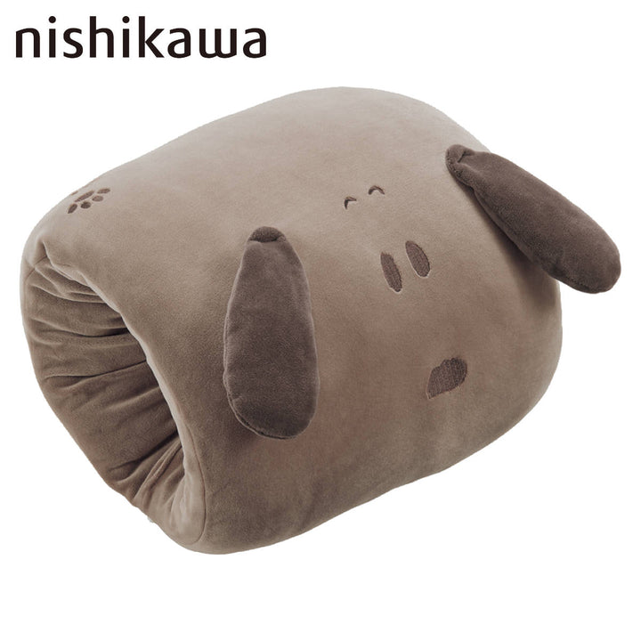 西川おひるねピローふかふかポケットスヌーピーお昼寝枕腰まくら