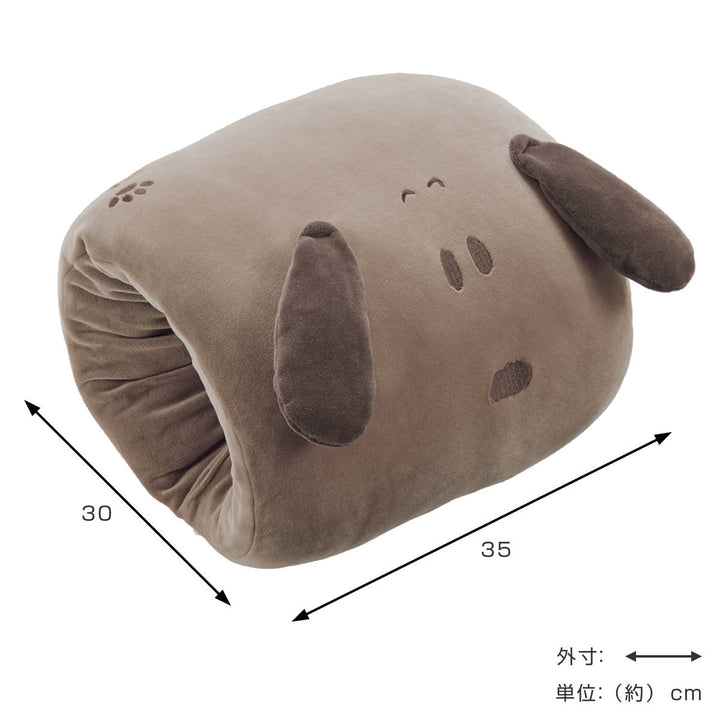 西川おひるねピローふかふかポケットスヌーピーお昼寝枕腰まくら