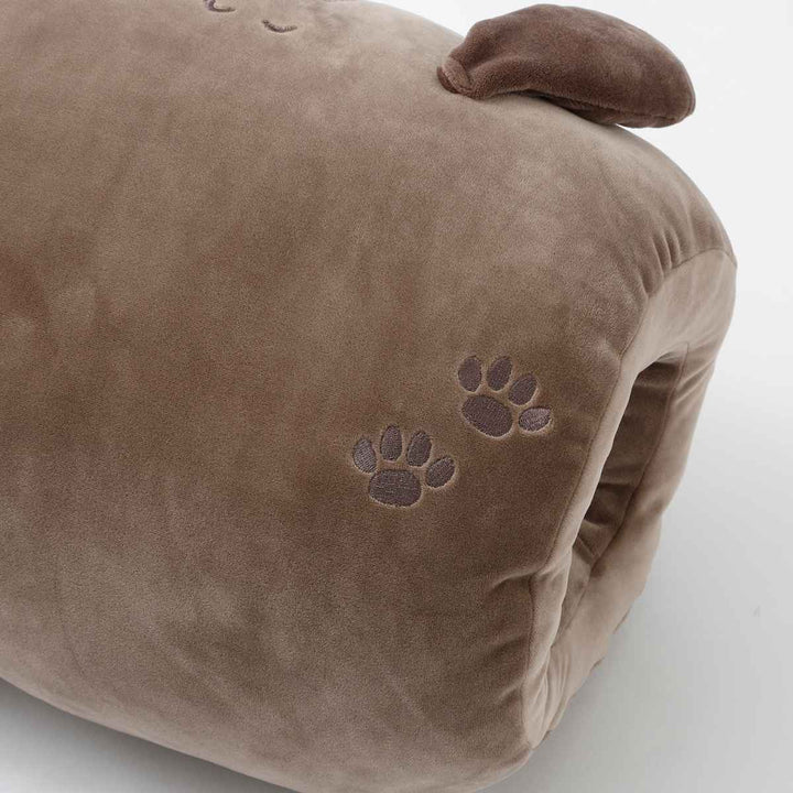 西川おひるねピローふかふかポケットスヌーピーお昼寝枕腰まくら