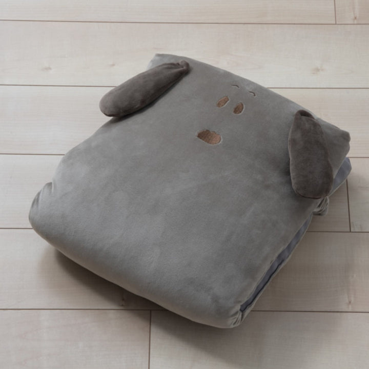 西川おひるねピローくるくるマルチスヌーピーお昼寝枕背もたれ