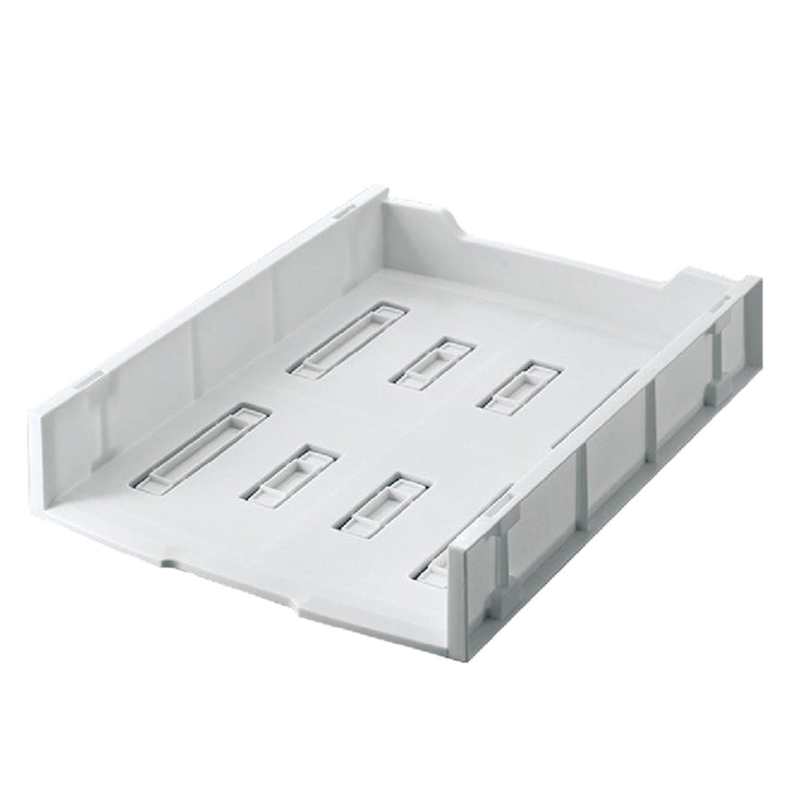 書類トレーユースフルA4ラック6個入りホワイト