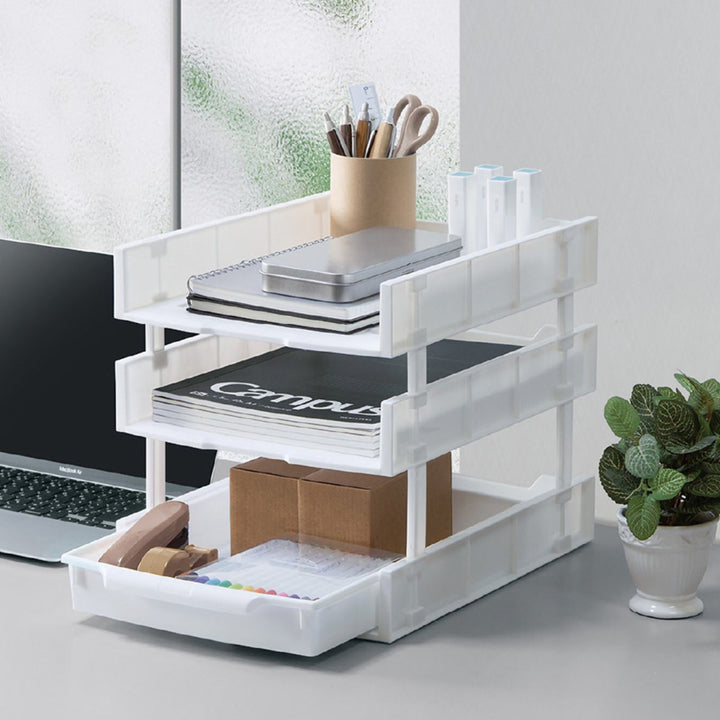 書類トレーユースフルA4トレー6個入りホワイト