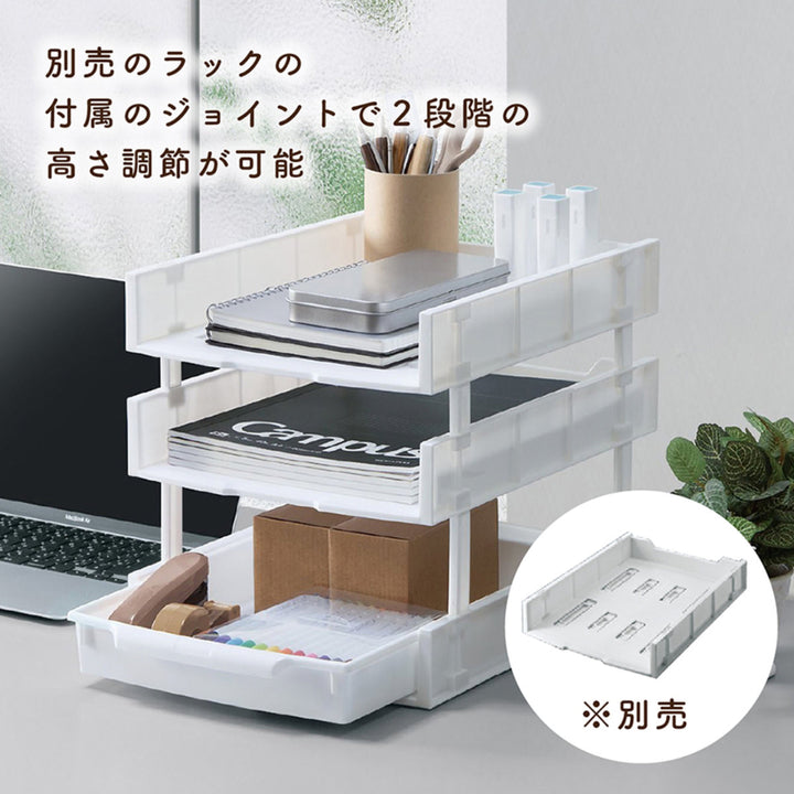 書類トレーユースフルA4トレー6個入りホワイト