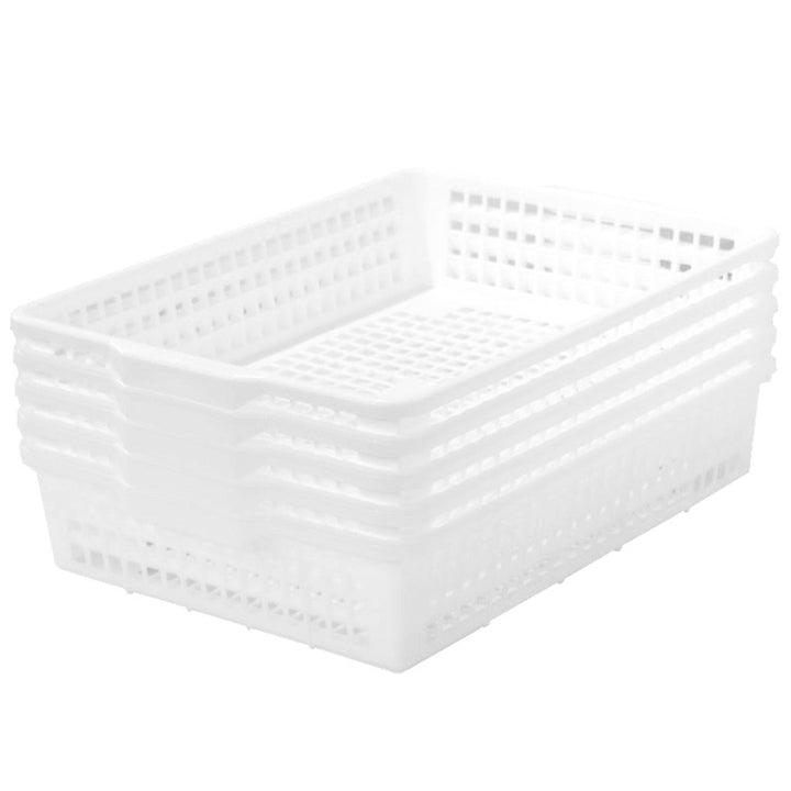 書類トレーユースフルB4バスケット５個入りホワイト