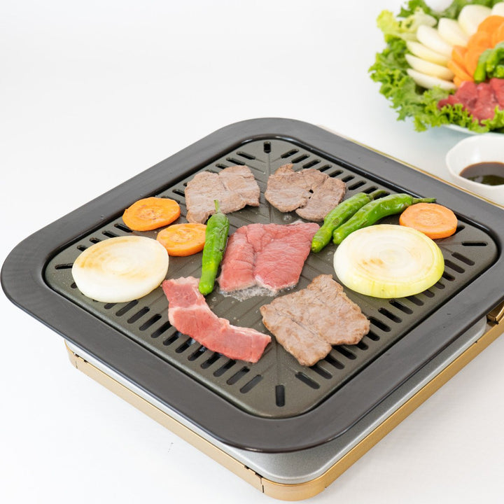 焼肉プレート32×32cm角型カセットコンロ専用味覚探訪韓国編