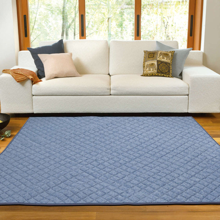 ラグふんわり洗えるニットラグ約200×250cmウレタン10mm