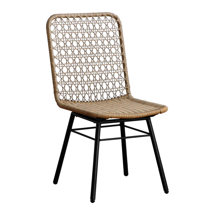 リゾネアダイニングチェア座面高44cmラタン調軽量