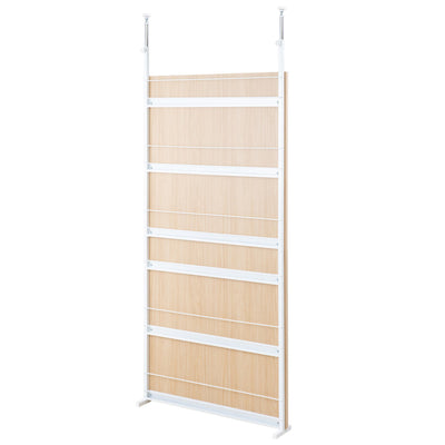 マガジンラック 突っ張り 幅90cm パーテーション 間仕切り マリンナチュラル 日本製