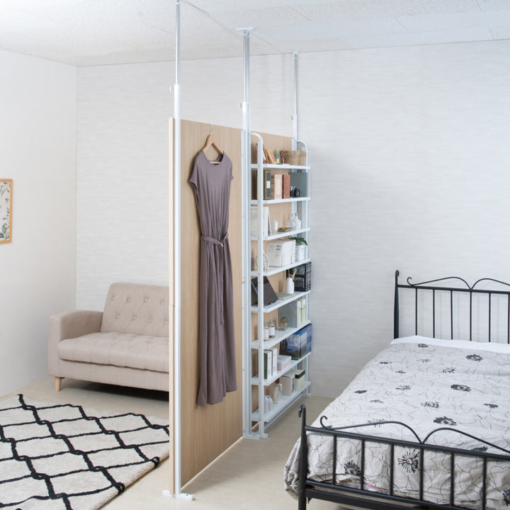 パーテーション突っ張りパネルタイプ幅90cm間仕切りマリンナチュラル日本製