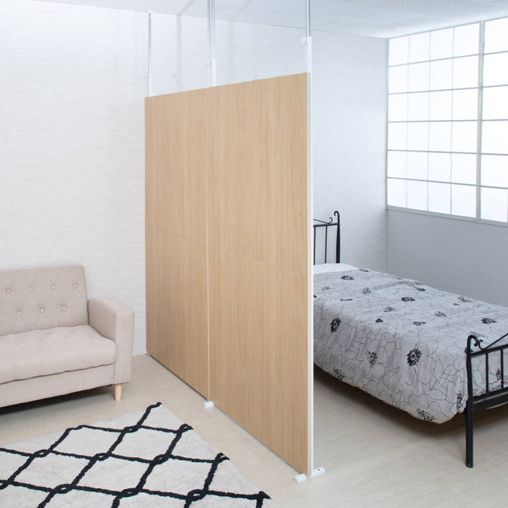 パーテーション突っ張りパネルタイプ幅90cm間仕切りマリンナチュラル日本製