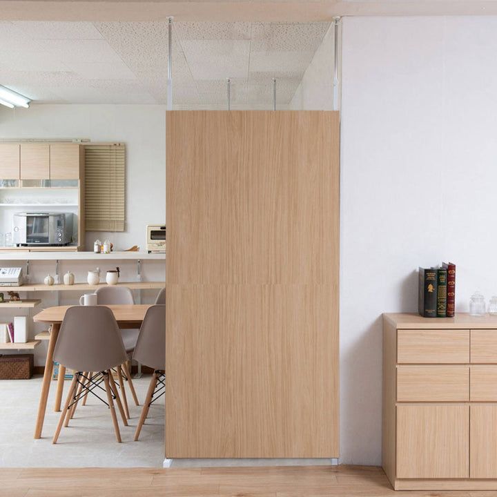 パーテーション突っ張りパネルタイプ幅90cm間仕切りマリンナチュラル日本製