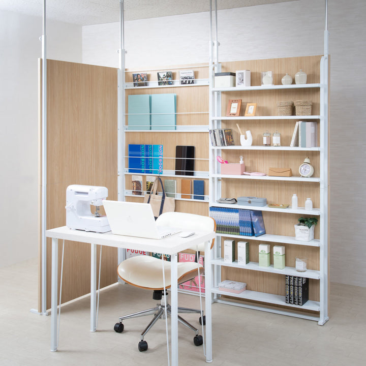 パーテーション突っ張りパネルタイプ幅90cm間仕切りマリンナチュラル日本製