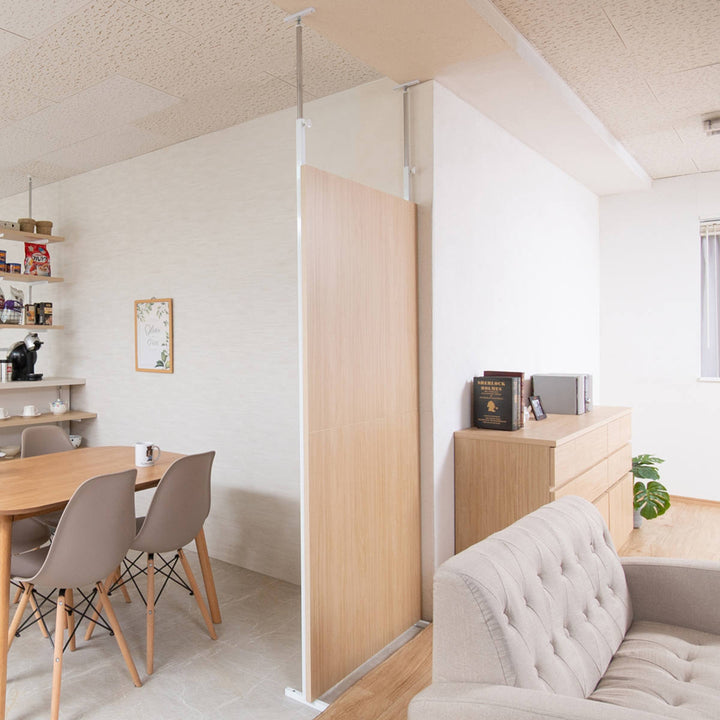 パーテーション突っ張りパネルタイプ幅90cm間仕切りマリンナチュラル日本製